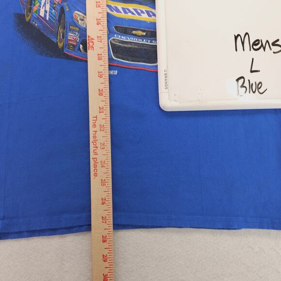 NASCAR Chase Elliott Graphic Racing Tank Top Shirt Mens Size Large L Blue - Picture 8 of 9